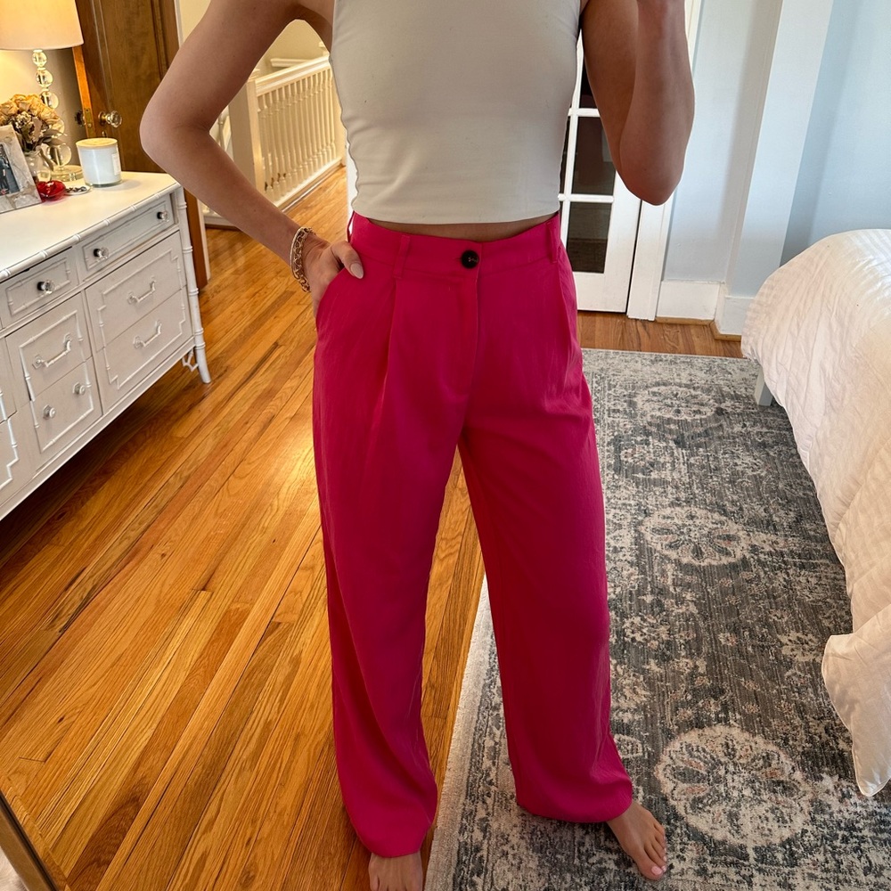 Vibrant Pink Women's Pants